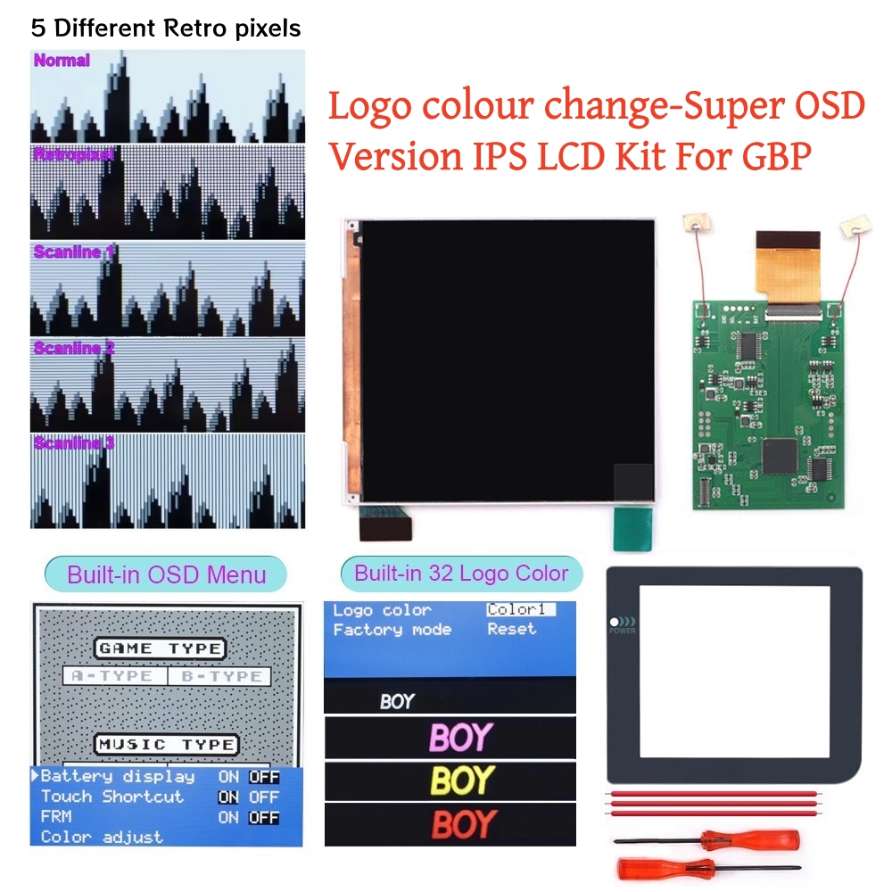 Vintage Game Collection - Kit schermo LCD Q5 Hispeedido con