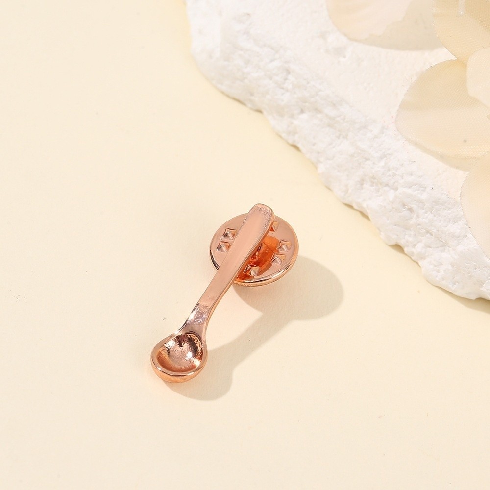Vintage Collectible Spoons - Spilla da bavero a forma di