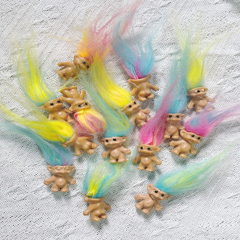 Vintage Collectible Items - 10/20 Pezzi Mini Bambole Troll Vintage
