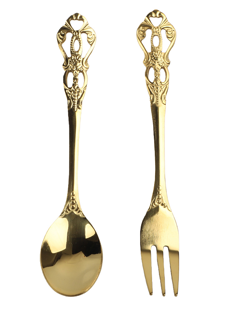 Vintage Collectible Spoons - 1 paio di cucchiai vintage forchetta