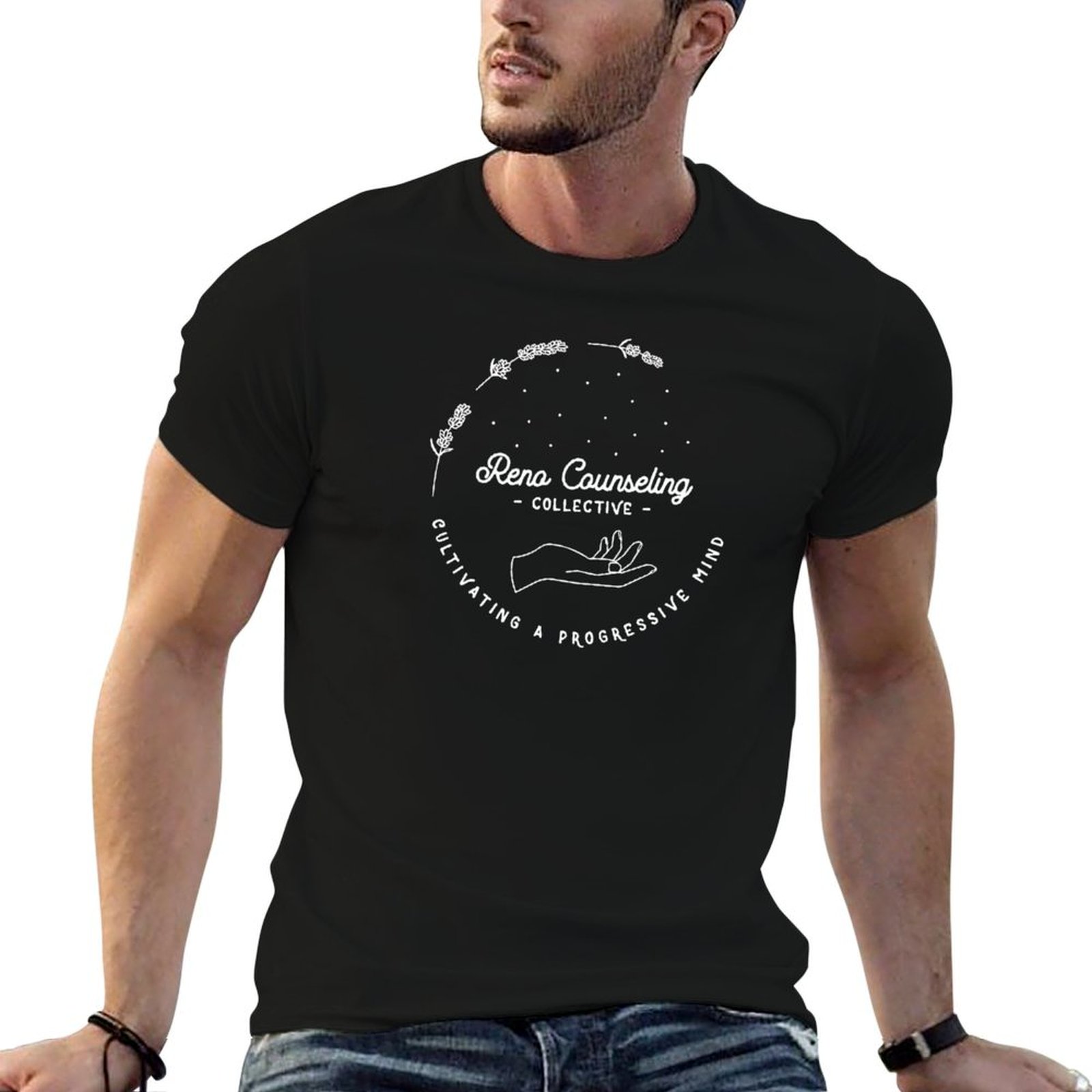 Collectible Vintage T Shirts - T-shirt Reno Counseling Collective con stampa