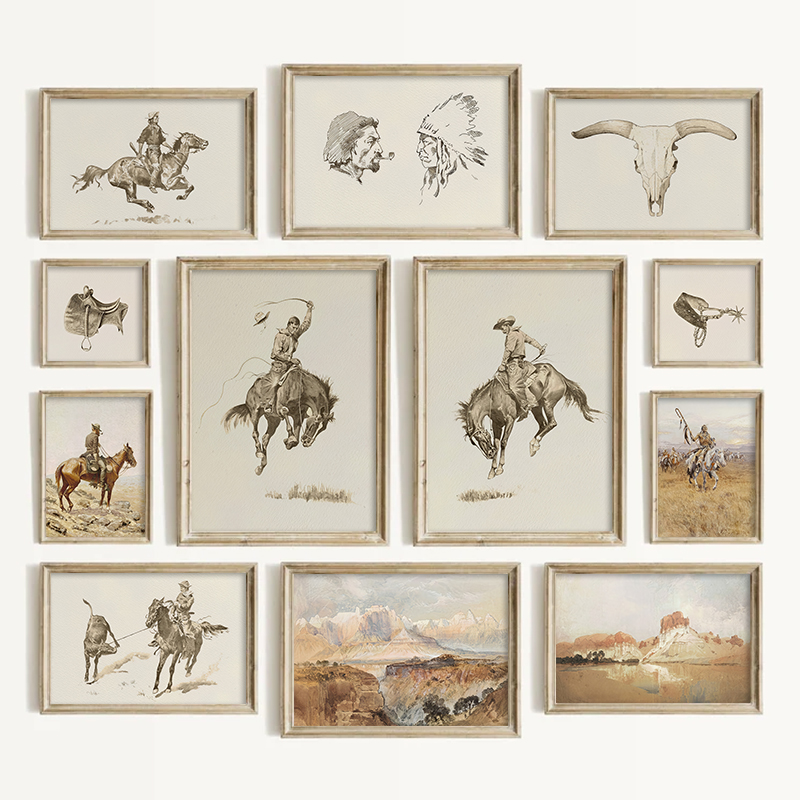 Vintage Collectible Toys - Set di Poster da Parete Stile