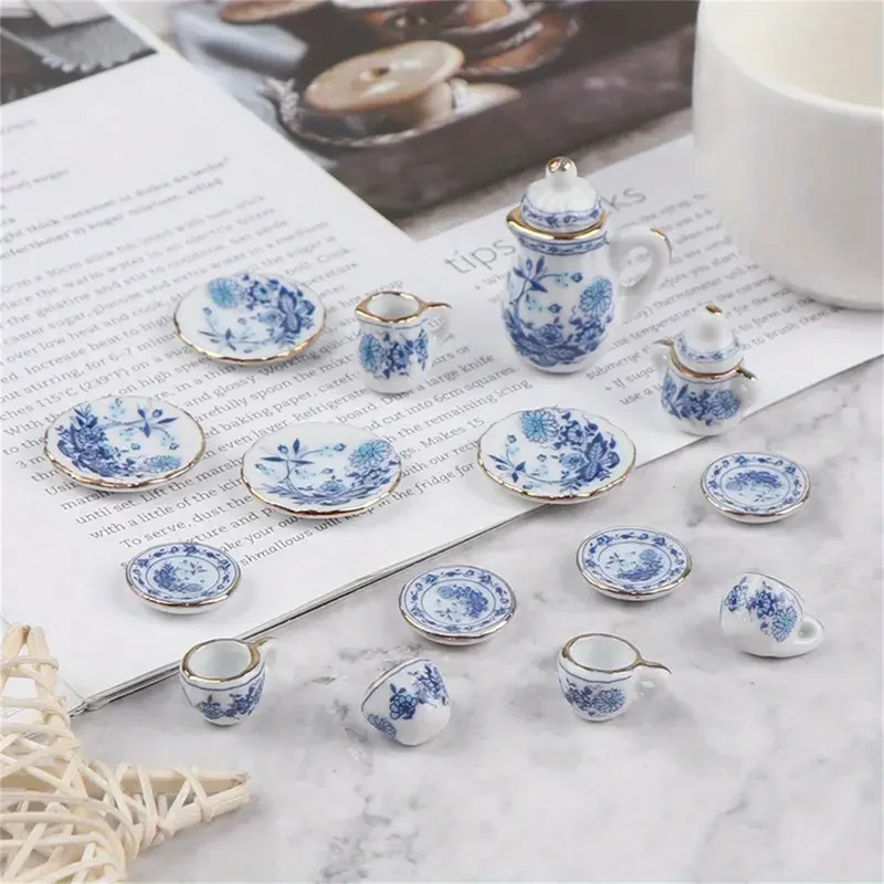Vintage Collectible Items - 15 pz/set set da tè in