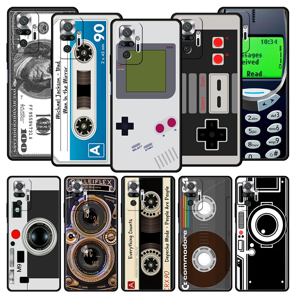 Vintage Game Collection - Custodia per telefono Gameboy con nastro