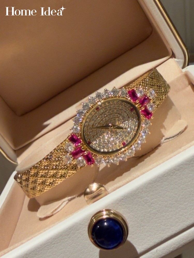 Vintage Watch Crystal - Orologio al quarzo da donna vintage