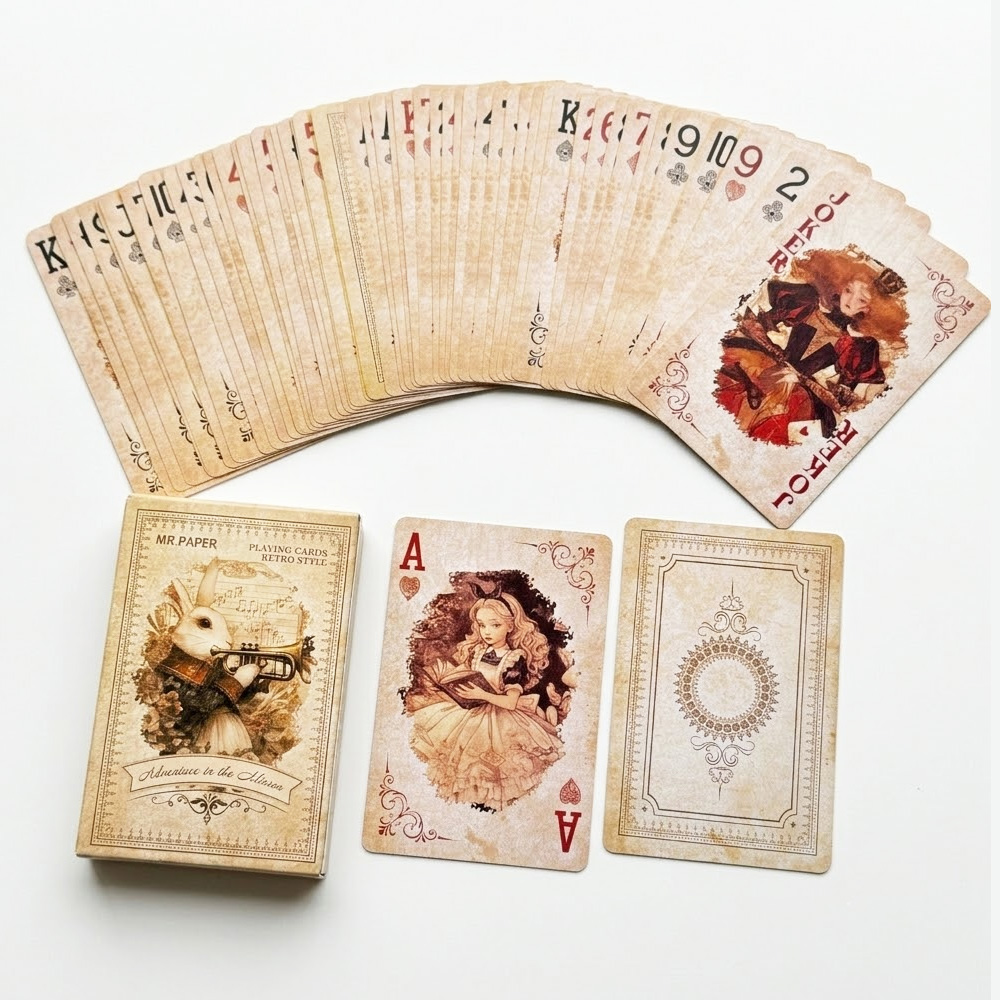 Set di 55 Carte da Gioco Alice - Vintage Collectible Board Games recensione e prezzo