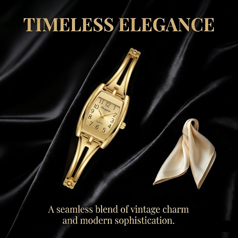 Orologi di Lusso da Donna, Oro - Vintage Watch Crystal recensione e prezzo