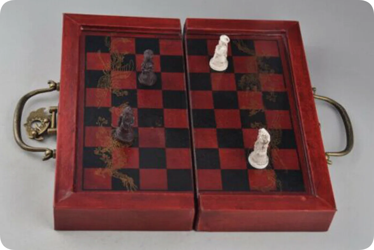 Set di scacchi vintage pieghev - Vintage Collectible Board Games recensione e prezzo